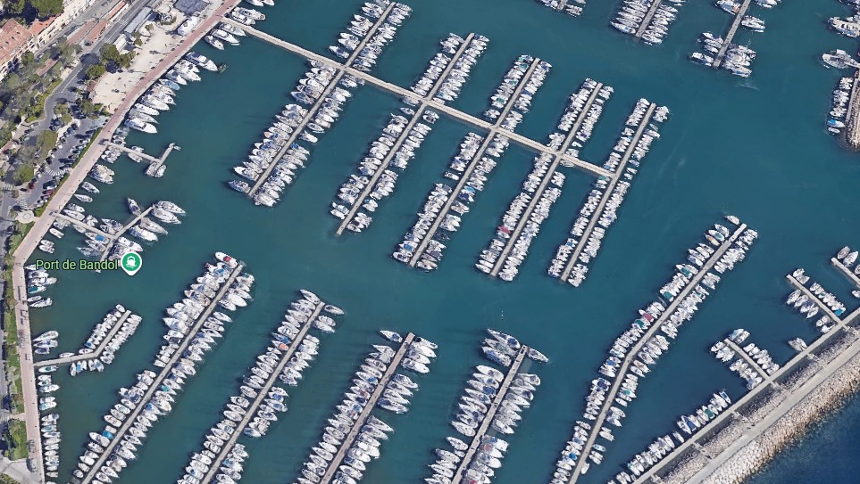 Vue du Salon Nautik de Bandol