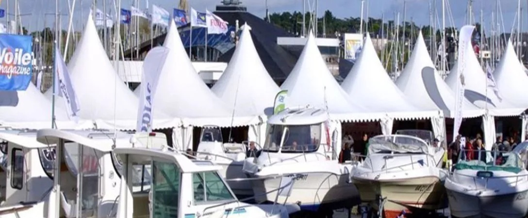 Vue du Salon nautique Le Mille Sabords